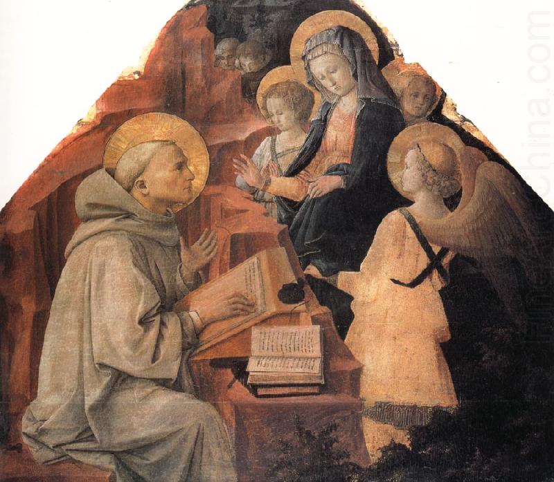 St Bernard's Vision of the Virgin, Fra Filippo Lippi